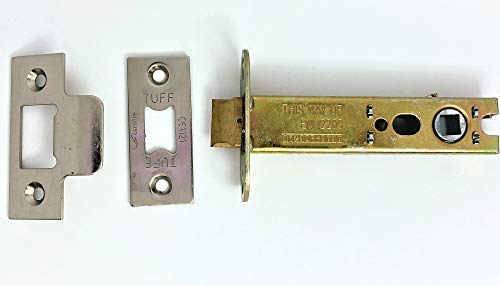 CE Certified Heavy Duty Double Sprung Tubular Mortice Door Latch (100mm, Nickel Plated)