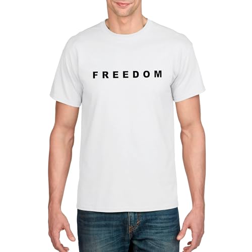 Freedom T-Shirt Freedom Merch Shirt Unisex Casual Short Sleeve Crew Neck Letter Print Graphic Tee Tops2