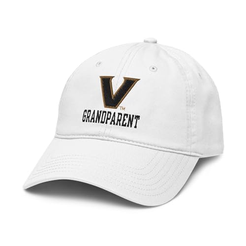 Gorra blanca Vanderbilt Commodores ajustable oficial miniatura 1