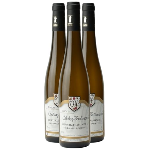 Alsace Gewurztraminer Vendanges Tardives Ostertag-Hurlimann vin blanc moelleux 2023 HVE