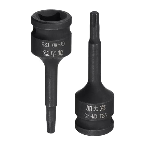 Douille à choc Torx T25 uxcell 3/8 pouce pour clé à chocs