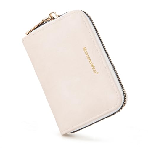 Image of Montana West Wallet Card Organizer Small Rfid Credit Card Holder for Women Lightweight Travel Wallet With Zipper
