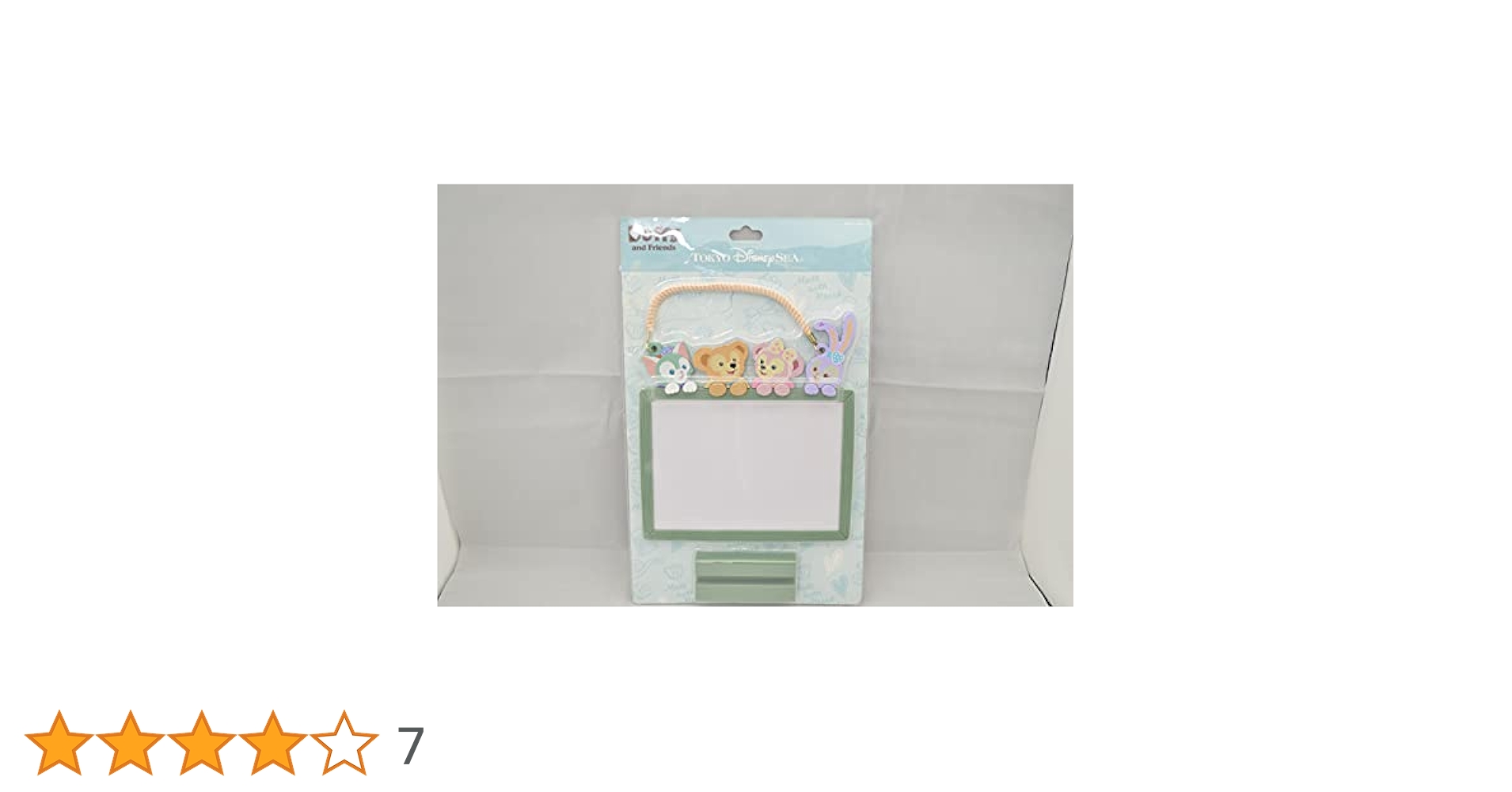 ディズニーシー　ダッフィーアンドフレンズ　ワッペンセット　ホワイトボード ディズニーシー ダッフィーアンドフレンズ ワッペンセット