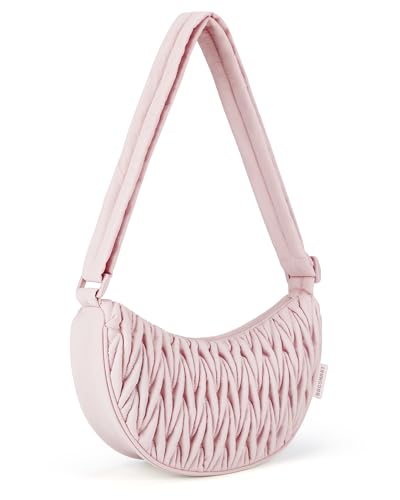Image of BAGSMART Small Crossbody Bags for Women, Quilted Crossbody Handbags with Adjustable Straps, Puffer Travel Purses Shoulder Bag