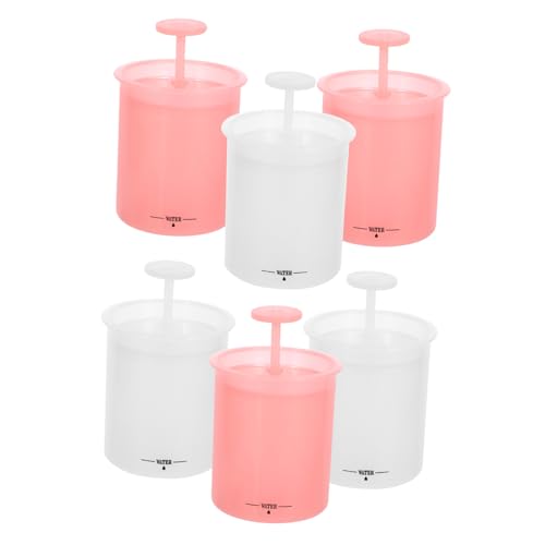 DRESSOOS 6 Piezas espuma limpiadora facial lavado de cara con espuma fabricante de espuma para lavado de cara Gel bubble machine maquina de pompas champú leche desmaquillante facial páginas