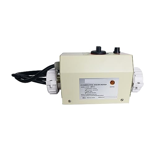 Calentador de Piscina, Termostato de calentador de agua eléctrico de 3KW for bañera de piscina, baño de SPA for bañera de hidromasaje de masaje