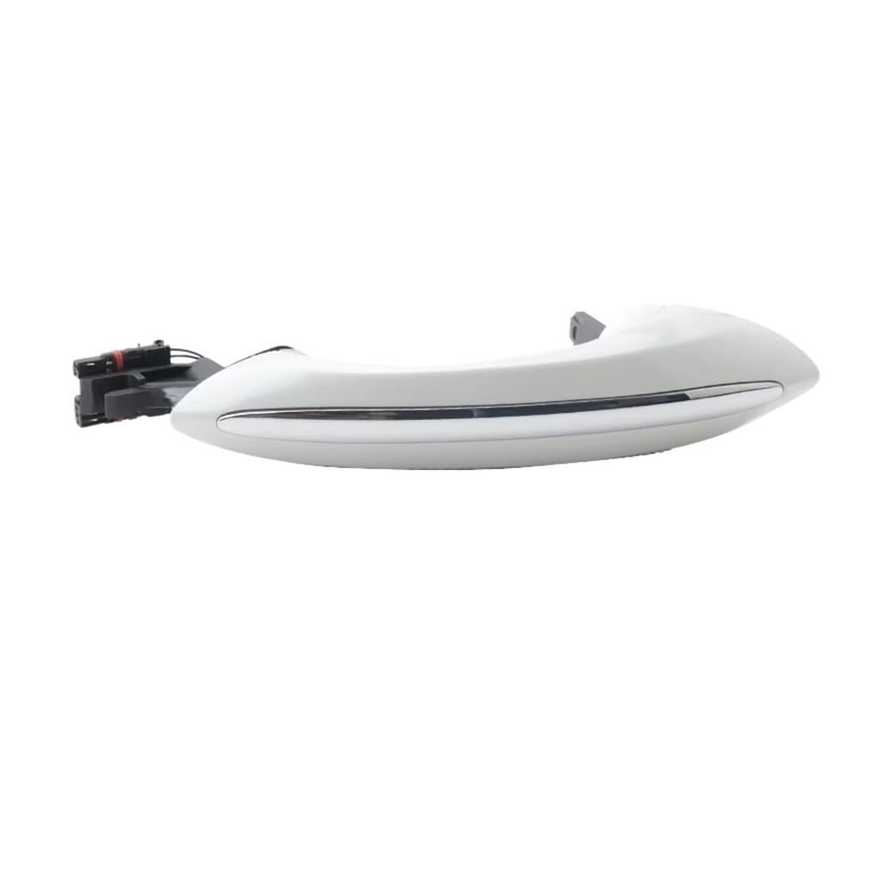 RAtsch Car Side Exterior Door Handle Door Handle Keylesgo White Black Champagne 51217231934 51217231933 51217231932 51217231931 for F07 for F10 F06 F11 F01 F03 F04(White,51217231933)