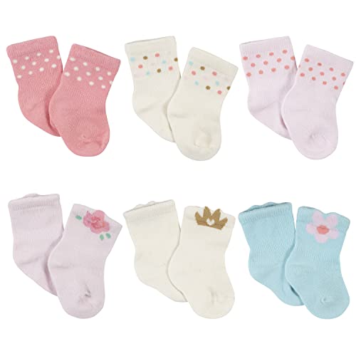 Image of Gerber Baby Wiggle Proof Socks (6-Pair)
