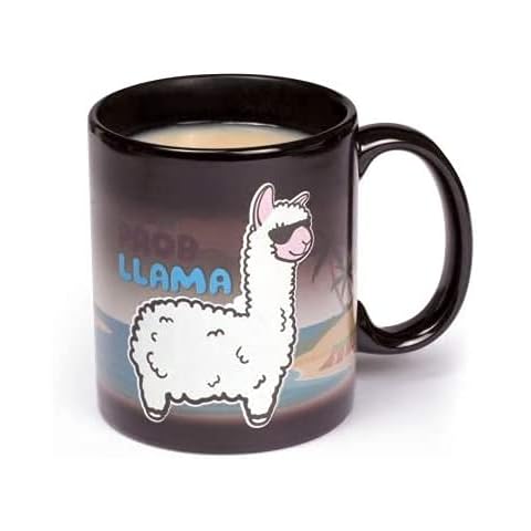 Taza cambiante de color No Probllama de Paranoid Fish Cover