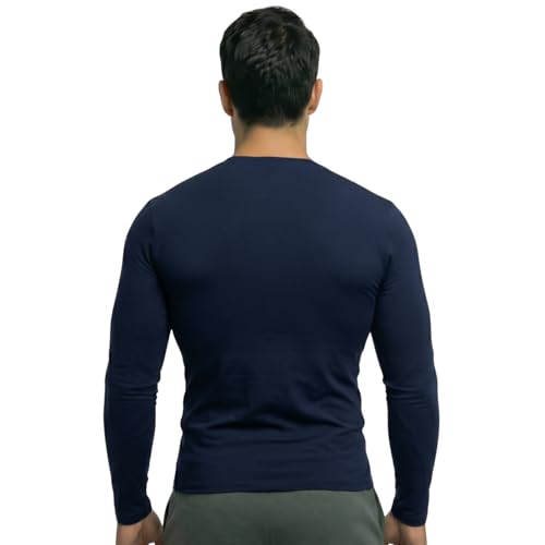 Image of WMX Full Sleeve Plain Athletic Fit Multi Sports Compression T-Shirt, Top Inner Wear