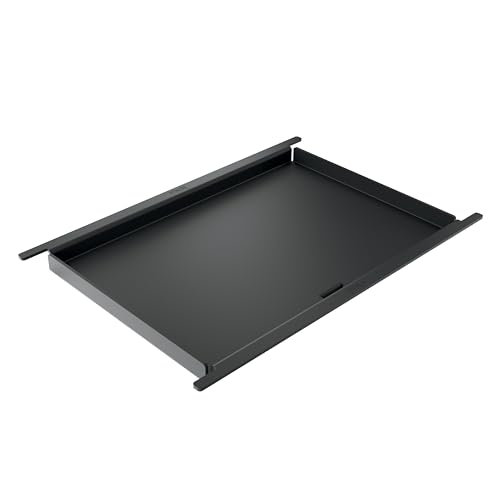 Ninja FlexFlame Upgrades Premium Full Griddle Professional-Grade Carbon Steel Full-Size Griddle Plate with Grease Drain Rust-Resistant Even Heat Compatible with Ninja FlexFlame XSKFULGRIDLE