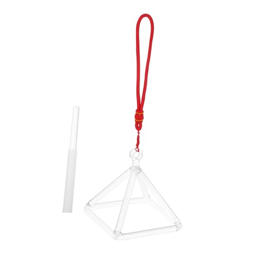 Pyramide chantante cristal pour thérapie sonore instrument avec baguette SUPVOX