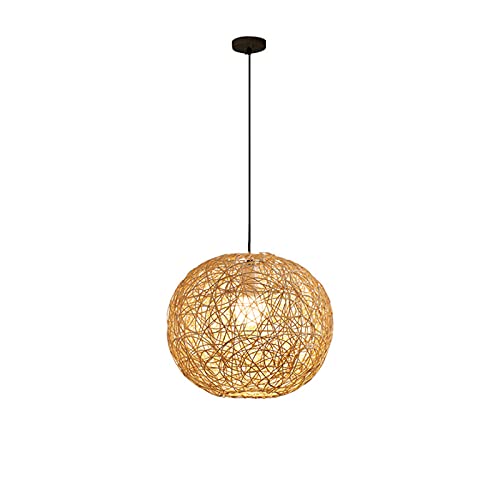 Lanterne en rotin sphérique pour rompre la monotonie des lumières froides