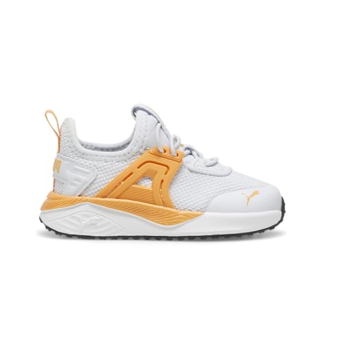 PUMA Infant Boys Pacer 23 Slip On Sneakers Shoes Casual - Grey, Orange - Size 4 M