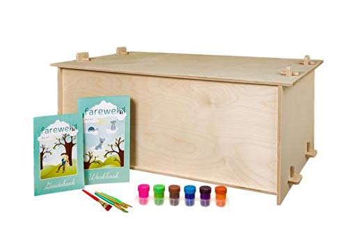 Pet Casket - Farewell Pet Kit Burial Kit for Dogs, Cats, Animals