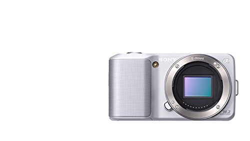 Sony Câmera digital Alpha NEX-3 com lente intercambiável com lente de 18-55 mm (prata) - 14,2 Mpix