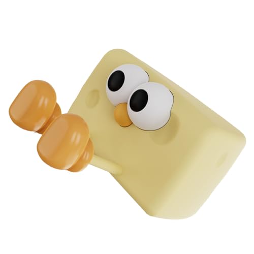 XHTLLO Night Light for Kids, Cute Cheese Boy Children's Night Light, Imaginative Adjustable Desktop Bedside Lamp, Safe Multifunctional Mini Lamp with Adjustable Brightness