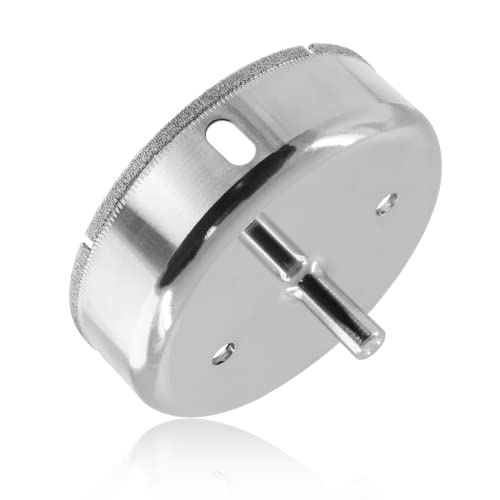 Image of Luomorgo 100mm /4 inch Diamond Hole Saw | 1.1 inch Cutting Depth, Diamond Drill Bits, For Glass Ceramic Marble Porcelain Tile, Granite Quartz Gemstone