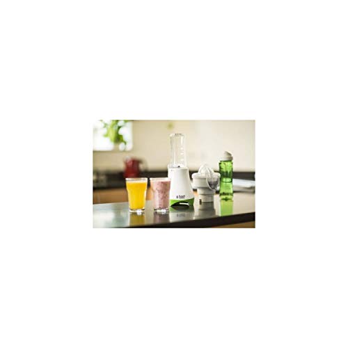 Miniatura 4 de Russell Hobbs Mix & Go - Exprimidor y Batidora de Vaso Individual (300W, Batidora Smoothies, Sin BPA, Blanco y Verde, 1 Vaso de 600 ml, 1 Vaso de 400 ml) - ref. 21352-56
