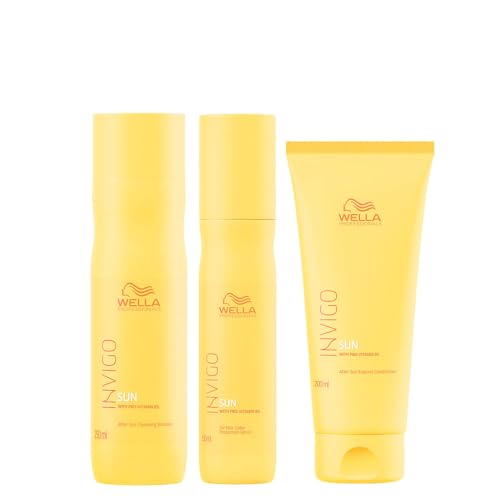 KIT WELLA PRO INVIGO SUN - SH 250ML+COND 200ML+LEAVE-IN 150ML