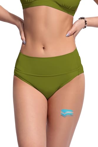 Image of Beautikini Period Swimwear Bikini Menstrual Swim Bottoms Leakproof Bathing Suits for Teens Girl