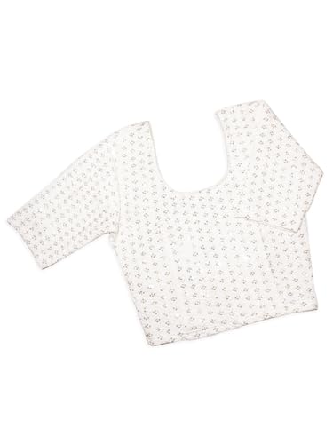 Image of Chandrakala Readymade Blouses for Women Sarees,Stretchable(B202-P)