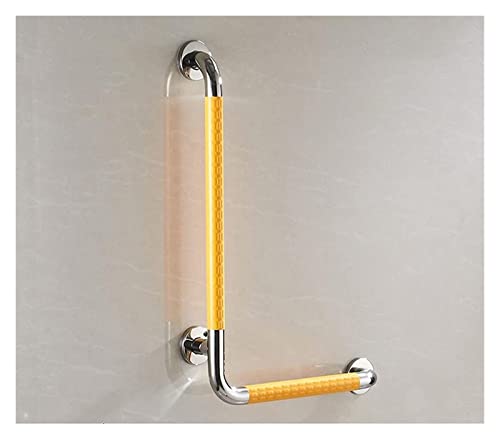 Agarraderas Barra de seguridad for bañera en forma de U, color blanco y amarillo, for ducha, inodoro