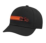 Disney TRON: Ares Lightcycle Race Light Streak Adjustable Printed Baseball Hat, Black