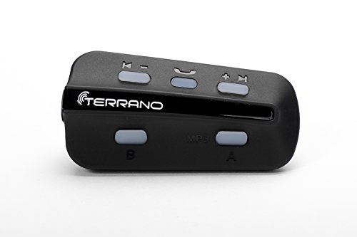 Terrano-X; Helmet-Mounted Headset Bike-to-Bike Radio, Bike-to-Mobile Communication - 2 Units Set
