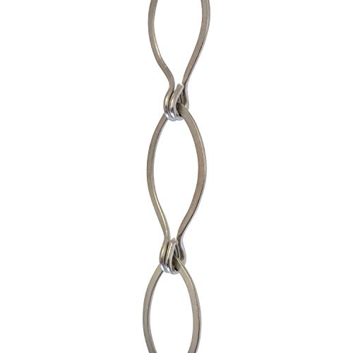 Rch Hardware Ch-04-Sn Brass Chandelier Chain, Satin Nickel (1 Foot) #TOP6