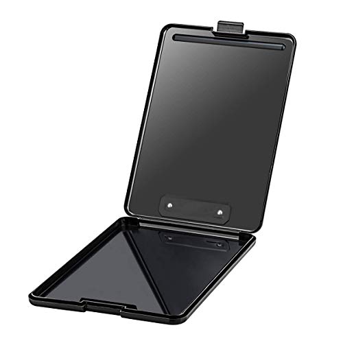 ZCZN Clipboard with Storage, Foldable Storage Clipboard, Nursing Clipboard for School, School, Office, Jobsite or Medical Staff, 9.84 x 13.78 Inches, Black image 2