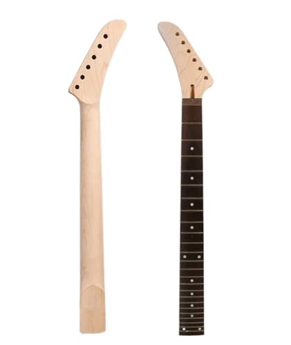 Manche de guitare érable inversé 24 frettes palissandre manche à visser 25.5"
