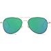 SOJOS Classic Aviator Sunglasses for Women Men Metal Frame Spring Hinges SJ1030, Gold/Greenish Blue