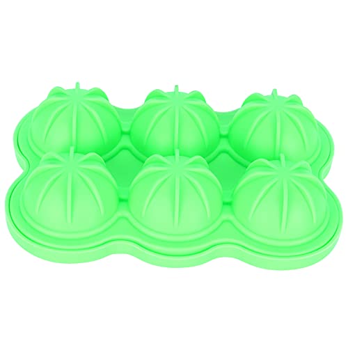 Molde silicona reutilizable para cubitos de hielo 6 celdas miniatura 6