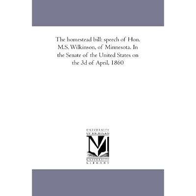 The homestead bill