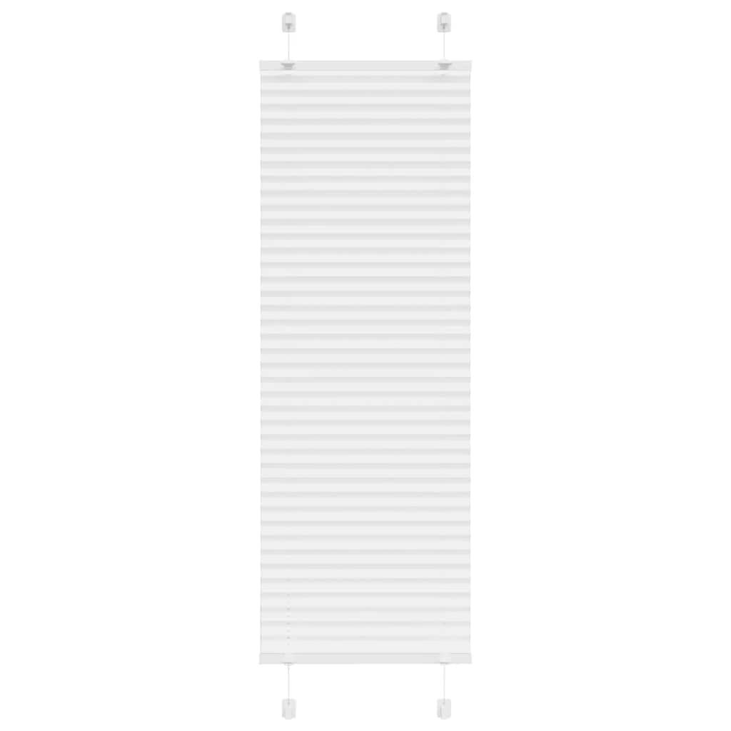 VIDAXL Pleated Blind 50cm White Polyester