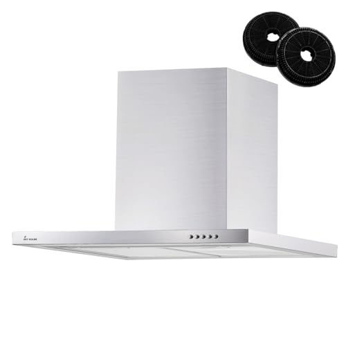 Campana extractora de 60 cm | Campana de pared | acero inoxidable | Control de botón | DELTA6015TC