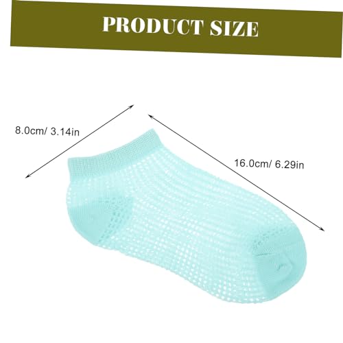 5pairs Breathable Mesh Socks for Boys and Girls Ultra-thin Ankle Socks Boy Girl Crew Years Old Colors2