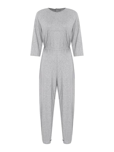 Combinaison Alzheimer contre déshabillage nocturne pyjama femme âgée
