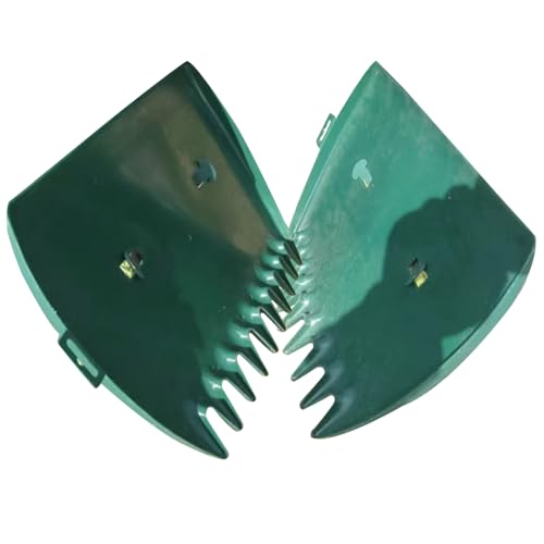 Gartenlaubsammler, Laubsammler, 2 Stück, 34 x 26 cm, Kunststoff, Laubgreifer mit Griffen, Laubschaufel, wiederverwendbar, Gartenrechen für Blätter, Müll, Hofabfälle