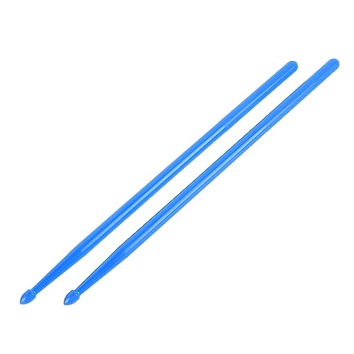 Baquetas de nylon para práctica – Juego ligero y portátil de 2 piezas, ideal para principiantes y bateristas en movimiento (azul) miniatura 3