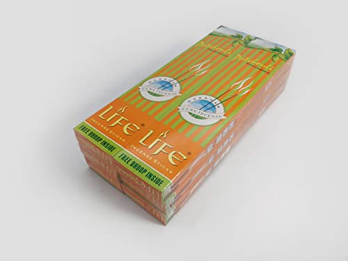 Darshan Incense - Life Patchouli Fragrance Incense Sticks Box Pack of 7 (525 Sticks)