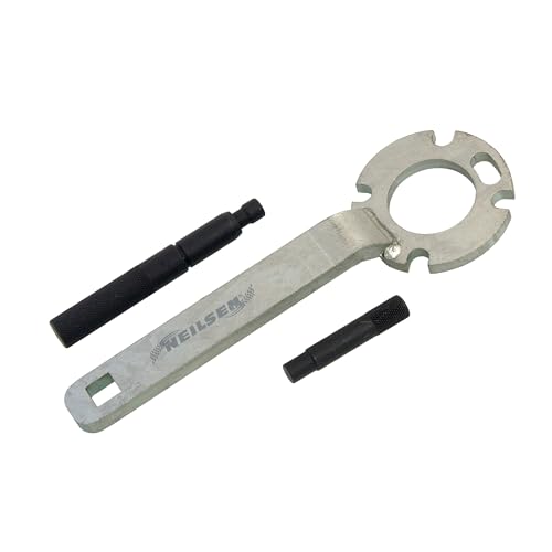 Neilsen CT5429 - Camshaft Belt Tool Kit with Crankshaft Pulley Holding Tool and Locking Pins compatible with Volvo Diesel 5 Cylinder 2.0 / 2.4 Engines