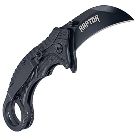 TRS Raptor Folding Karambit, Black Cover