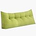 Kopfteil Kissen Bett Rückenkissen Rückenlehne,Kopfteil gepolstertes Bett Kopfkissen Soft Case Abnehmbar, 4 Farben, 7 Größen,Grün,200 * 50 * 22cm