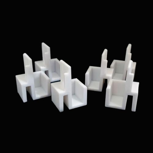 Lot de 3 paires de guides hauts pour placard Form Optimum à portes coulissantes