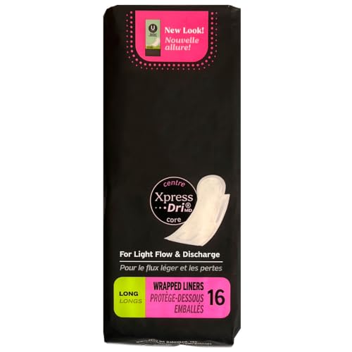 Image of Feminine Liners, Pads, Long, Individually Wrapped, No Harsh Ingredients