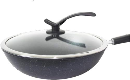Wok antiadherente con tapa 32cm miniatura 1