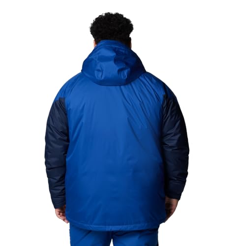 Columbia Jaqueta masculina Snowy Summit, azul montanha/azul marinho, 4X alto
