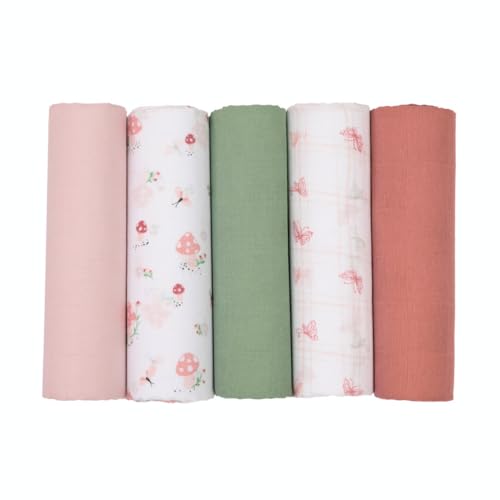 Papi Textil Fralda Soft Premium Papi Baby - 05 unidades, Encanto Cogumelo